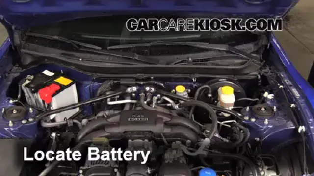 2013 Subaru BRZ Limited 2.0L 4 Cyl. Batterie Changement